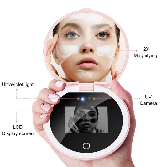 UV-Cosmeticaspiegel met LED – Zie Elk Detail, Bescherm Je Huid